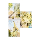 Тетрадь А4, 96 листов клетка Paris, mon Amour, 3 вида МИКС - Фото 1