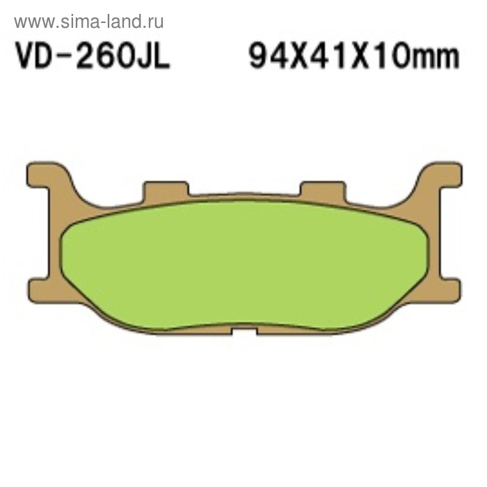 Тормозные колодки Vesrah Vd 260Jl - Фото 1