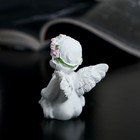 Сувенир полистоун "Ангел-карапуз в розовом венке с мишкой" МИКС 5,8х4,4х3,8 см - Фото 4
