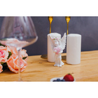 Фигурка полистоун «Ангел в розовом венке с сердцем из роз», 15×7.8×5.5 см, МИКС - Фото 6