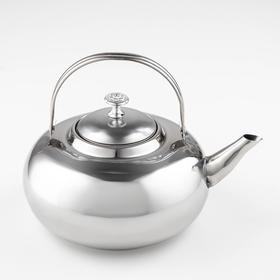 Чайник из нержавеющей стали «Гретель», 1,6 л, 24×18×12 см, металлическое сито, цвет хромированный
