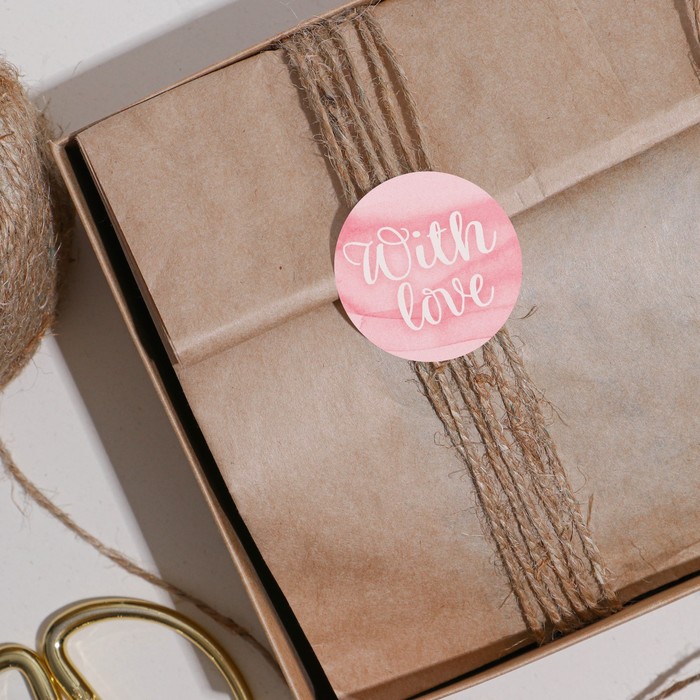 Наклейки для подарков и цветов, «Романтика», 9×16 см