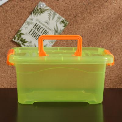 Контейнер для хранения «Дипломат», крышка с ручкой на защёлке, цвет МИКС