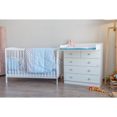 Кровать детская Polini kids Simple 101, белая