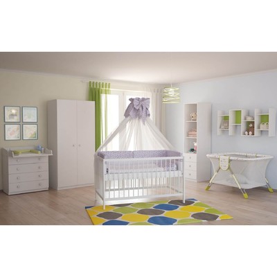 Кровать детская Polini kids Simple 101, белая