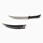 Макет оружия «Сувенирный нож. Узор», чёрный в чехле, пластик, 28 см - Фото 3