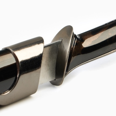 Макет оружия «Сувенирный нож. Узор», чёрный в чехле, пластик, 28 см