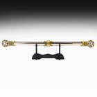 Макет оружия «Сувенирный кинжал на подставке 2в1. Лотос», подарочный набор, рукоять под голографию, 59 см - Фото 2