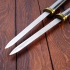 Макет оружия «Сувенирный кинжал на подставке 2в1. Лотос», подарочный набор, рукоять под голографию, 59 см - Фото 7