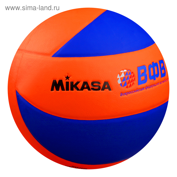 Мяч волейбольный MIKASA MVA380K-OBL, размер 5, PVC, клееный - Фото 1