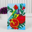 Алмазная мозаика на подставке «Гранаты», размер 13 х 19 см. Набор для творчества - Фото 2