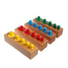 Развивающая игрушка «Цилиндры. Больше-меньше», цветные, набор - Фото 2