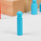 Развивающая игрушка «Цилиндры. Больше-меньше», цветные, набор - Фото 4