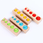 Развивающая игрушка «Цилиндры. Больше-меньше», цветные, набор - Фото 5