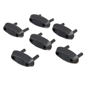 Заглушка для розетки, цвет серый, набор 6 шт.