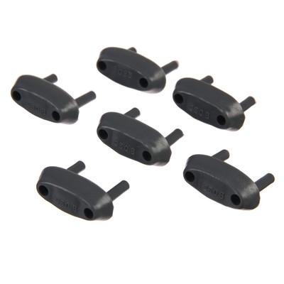 Заглушка для розетки, цвет серый, набор 6 шт.