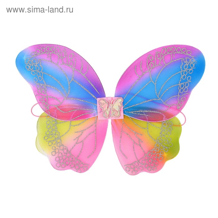 Карнавальные крылья «Бабочка», с узорами - Фото 1