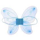 Карнавальные крылья «Фея», для детей, цвет голубой - Фото 1