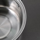 Набор посуды из нержавеющей стали, 3 предмета: кастрюли 1 л, 1,4 л, 1,8 л, d=15/17/18,5 см, крышки, индукция - Фото 5