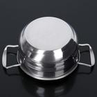 Набор кастрюль «Ясмин», 4 шт.: 2 л, 2.7 л, 3.5 л, 4.5 л, d=17/19/21/23 см, индукция, нержавеющая сталь - Фото 6