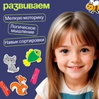 Развивающая игра «Животные», по методике Монтессори, 20 прищепок, 16 карточек, 4 поля, 3+ - Фото 2