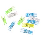 Развивающая игра «Найди пару!», по методике Монтессори, 10 прищепок, 20 картинок, шнурок, 3+ - Фото 7