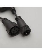 Гирлянда «Занавес» 2 × 1.5 м, IP44, УМС, тёмная нить, 360 LED, свечение синее, 220 В - Фото 11