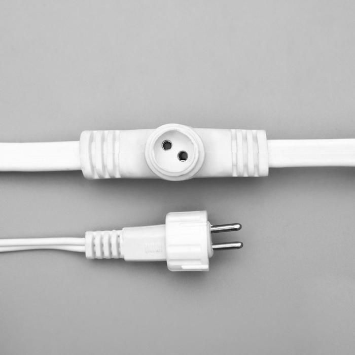 Гирлянда «Занавес» 2 × 1.5 м, IP44, УМС, белая нить, 360 LED, свечение тёплое белое, 220 В - фото 1899645586