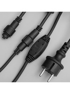 Гирлянда "Занавес" 2 х 1.5 м , IP65, УМС, тёмная нить каучук, 300 LED, свечение белое, 220 В - Фото 11