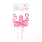 Шпажки «Розовый фламинго», набор 6 шт. - Фото 2