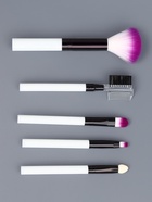 Набор кистей для макияжа COLOR POWER, 5 шт., чёрный, белый - Фото 3