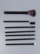 Набор кистей для макияжа SMOKY, 7 шт., чехол на завязках, чёрный - Фото 3