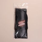 Набор кистей для макияжа, 7 предметов, чехол на завязках, цвет чёрный - фото 9531670
