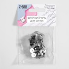 Кнопки магнитные, d=10 мм, 10 шт., цвет серебряный - Фото 3