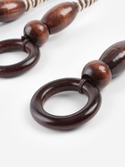 Ручки для сумки, 2 шт., вощёный шнур, 46×4.5 см, коричневые - Фото 5