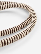 Ручки для сумки, 2 шт., вощёный шнур, 46×4.5 см, коричневые - Фото 6