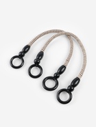 Ручки для сумки, 2 шт., вощёный шнур, 46±1×4.5 см, чёрные - Фото 4