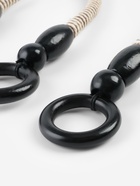 Ручки для сумки, 2 шт., вощёный шнур, 46±1×4.5 см, чёрные - Фото 5