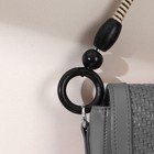 Ручки для сумки, 2 шт, вощёный шнур, 46 ± 1 × 4,5 см, цвет чёрный - фото 9556268