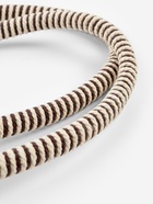 Ручки для сумки, 2 шт., вощёный шнур, 46±1×4.5 см, чёрные - Фото 6