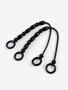 Ручки для сумки, 2 шт., 44.5×4.5 см, цвет чёрный - Фото 3