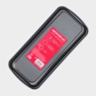 Форма для выпечки Доляна «Жаклин», 22.5×10.5×5.5 см, антипригарное покрытие, чёрная - Фото 5