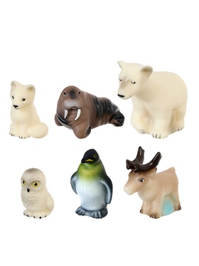 Фигурки «Животные Арктики и Антарктики», набор 6 шт.