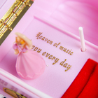 Шкатулка пластик музыкальная механическая "Розовый рояль" 9,2х14х10,8 см - Фото 5