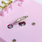 Шкатулка пластик музыкальная механическая "Розовый рояль" 9,2х14х10,8 см - фото 9037161