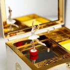 Музыкальная шкатулка механическая «Комод», пластик, белый, 11×13.3×11.5 см - Фото 3