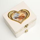 Музыкальная шкатулка механическая «Комод», пластик, белый, 11×13.3×11.5 см - Фото 4