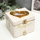 Музыкальная шкатулка механическая «Комод», пластик, белый, 11×13.3×11.5 см - Фото 6