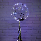 Светящийся шар «В день рождения!» + светодиодная лента - Фото 1