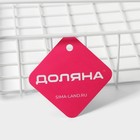 Корзина сетчатая навесная на полку Доляна, 35×23×12 см, белая - Фото 5